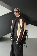 B221美式ins高街暗黑痞帅型男机车服外套上衣SY2306-P90控118，男装夹克，电商B221