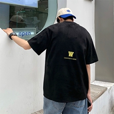 夏季潮流宽松潮牌五分袖港风ins短袖上衣半袖T恤潮男T1161-P29，男装Polo衫，星座512-2