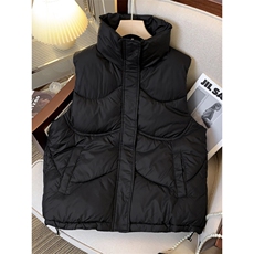 秋冬棉马甲女短款新款韩版宽松立领坎肩背心马夹棉服C327-P65，男装背心/马甲，星座911-2(原星座613-2）