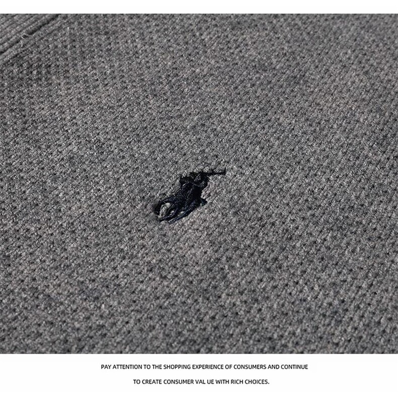 老钱保罗刺绣毛衣假两件开衫针织衫863149-P110,男装针织衫/毛衣,星座1012-1