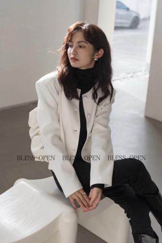 秋季新款圆领小香风外套，其它，BLESS OPEN