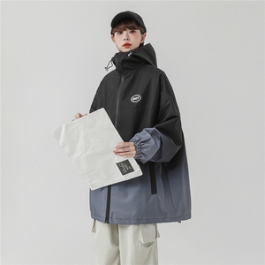 中性风山系防水冲锋衣渐变色夹克女聚酯纤维JK77087P85控128图片