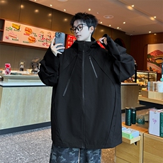 JK5010/P70春装新款个性冲锋衣夹克男潮上衣百搭外套，男装夹克，电商A141