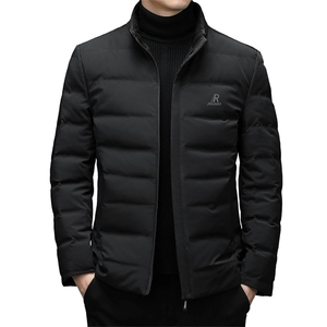 中年羽绒服男冬季宽松立领羽绒服爸爸冬装保暖外套MYYL-177-P180图片
