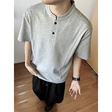 1506A/GW1630/P46高质量新款复古夏季短袖潮流休闲cleanfit上衣，男装T恤，星座1506A