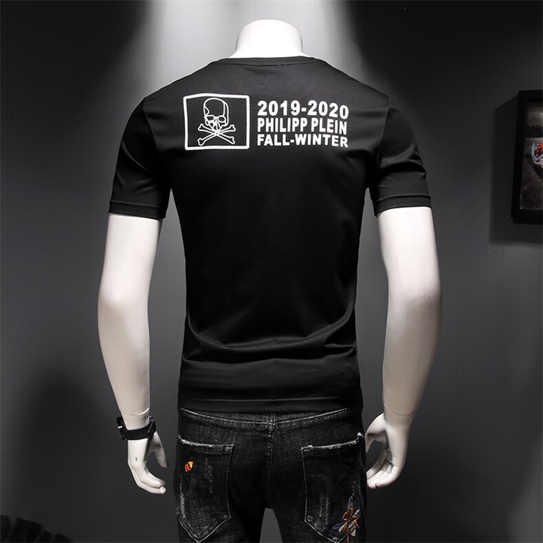 V124夏季潮男个性老虎喷印双股丝光棉短袖T恤,男装T恤,钱塘2010-1