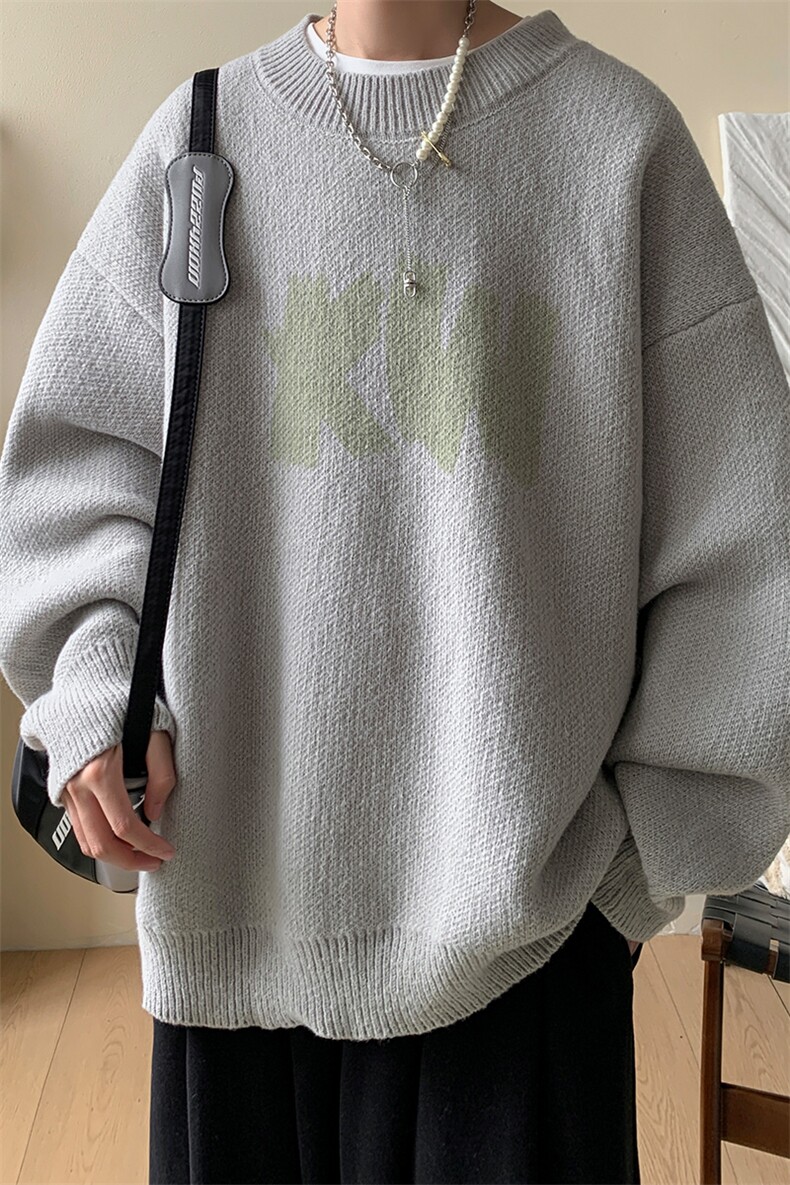 高质量！秋冬季半高领毛衣男士加绒加厚线衣男针织衫男DMY483-P45,男装针织衫/毛衣,电商B371
