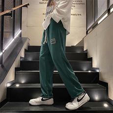 2023年裤子男士春秋季宽松休闲裤男生运动裤潮牌男装K02982-P35，男装休闲裤，星座308B-1