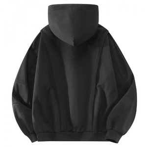 网图重磅全棉420克工装口袋卫衣拼接连帽开衫外套 RH5330-P65图片