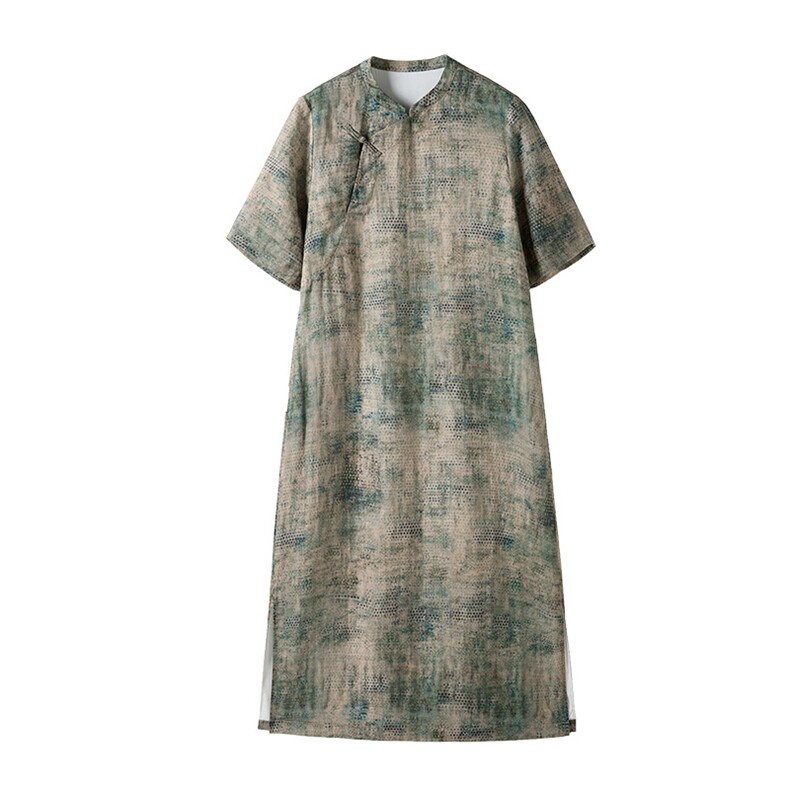 2026年夏季苎麻旗袍文艺/优雅,女装汉服/婚纱/旗袍/礼服,江南依恋
