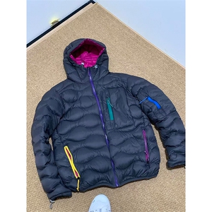 高品 轻量户外保暖撞色连帽男女防水吐司棉服棉衣外套 A1187-P138图片
