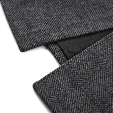 中年纯色翻领羊毛棉衣加厚保暖冬季爸爸冬装外套棉服HM18113-P275图片