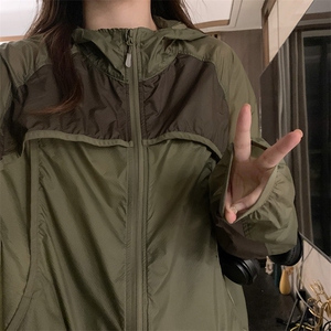 2025年连帽夏季宽松休闲百搭薄款防晒衣女 E740-65图片