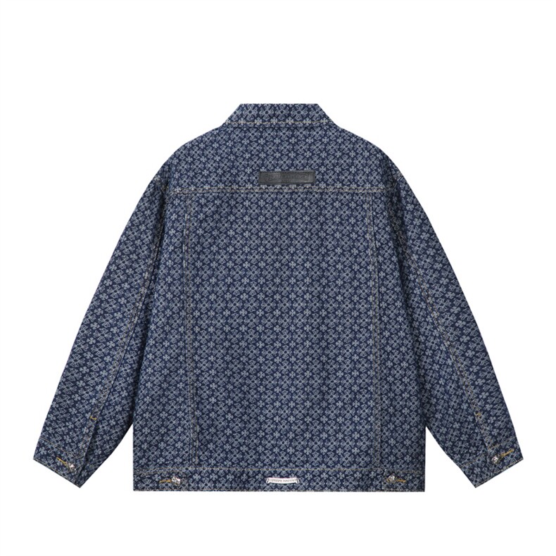 水洗牛仔外套男款春美式痞帅上衣服宽松休闲工装夹克JK1322-P75,男装工装外套,星座1103-3