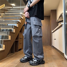 美式高街2024秋冬新款冲锋裤大口袋工装裤可穿宽松KD31，男装休闲裤，星座1116A-1（原606A）