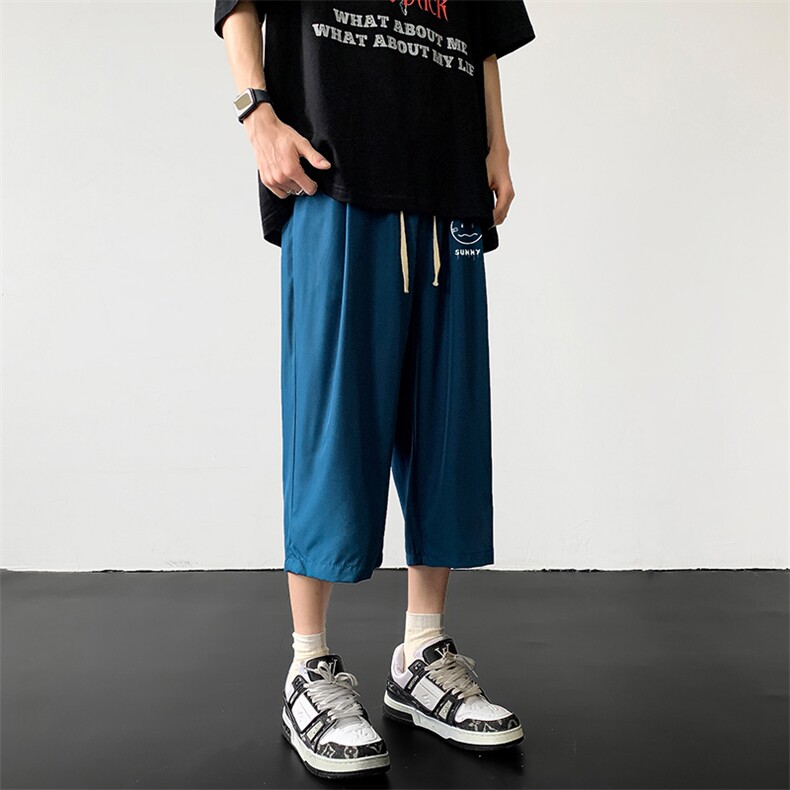 冰丝七分裤男大码速干短裤男五分裤QK72072-P25,男装休闲裤,电商A040