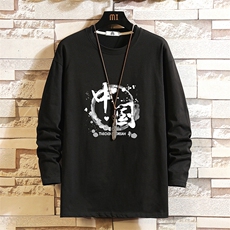 TX3134-P28纯长袖t恤男大码圆领打底衫体恤上衣服，男装T恤，电商A040A