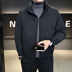 标50绒店主风冬季男士立领短款羽绒服保暖外套B338-68528-P185，男装羽绒服，电商B338