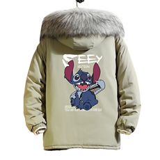 MM48038-P130冬季大毛领衣男士大码加厚袄男服砖墙，男装棉衣，电商A040A