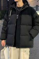 轻薄羽绒服男冬季新款加厚保暖拼接连帽情侣面包服YR9008-P130，男装羽绒服，星座610（原A335）