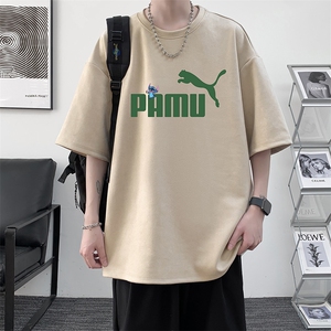 麂皮绒短袖t恤男大码半袖男 JD82227-P25图片