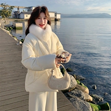 大货！！！主推狐狸毛90绒收腰羽绒服，女装羽绒服，维一诺
