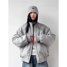 网图美式解构棒球棉服男冬季加厚廓形机能立领外套MY61049-特P78，男装棉衣，星座1007（原301D）