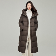 90白鸭绒云朵零压感泡芙长款羽绒服，女装羽绒服，阿舍尔精品