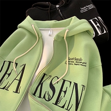 连帽卫衣男春季潮牌美式开衫潮流休闲拉链上衣服-JK23104-P75控98，男装卫衣，星座605(原A050)