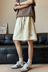 8XL-M 抖音品质特大码 ins潮流亮色休闲短裤印花五分裤DK1521P35图片