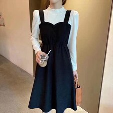 秋装连衣裙，女装连衣裙，艾美多姿