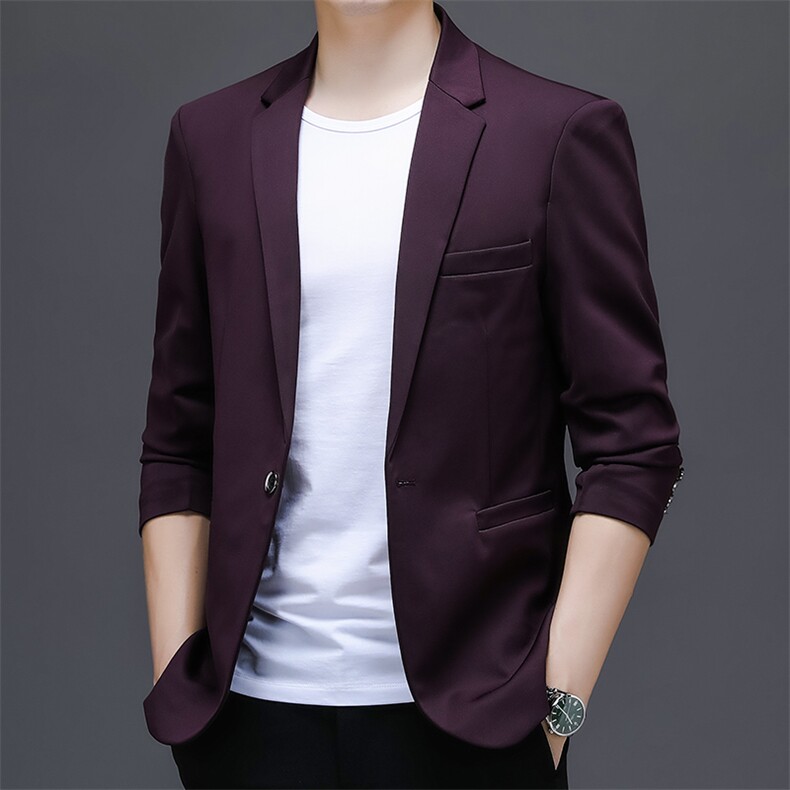 春季新款男士新款西服保暖青年商务休闲大衣外套西装，男装西服，电商B360