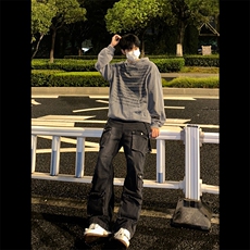 秋冬牛仔裤新款ins春季文艺气质潮流潮青春流行慵懒KX36-P73，男装牛仔裤，星座1109-3