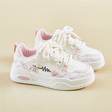 春季小白鞋新款韩版ins女学生厚底增高运动板鞋休闲鞋女，女鞋休闲鞋，电商A223