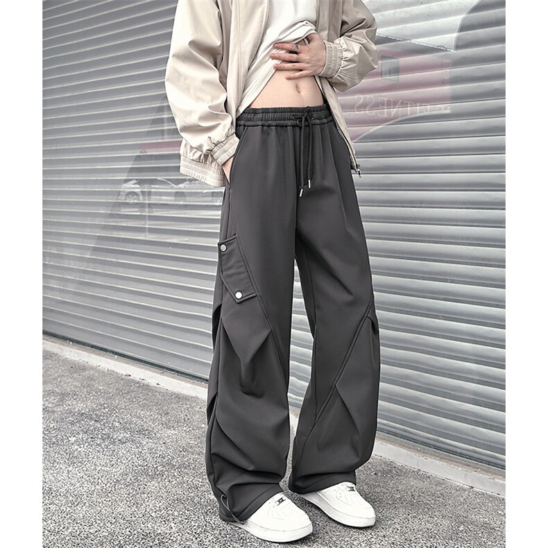 冬季新款高品质加绒加厚休闲裤直筒阔腿工装裤A111-A626-P45,男装工装外套,电商基地A111