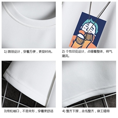 TK28042-P25春夏季七分袖t恤男大码五分袖男短袖中袖网格挂拍，男装T恤，电商A040A