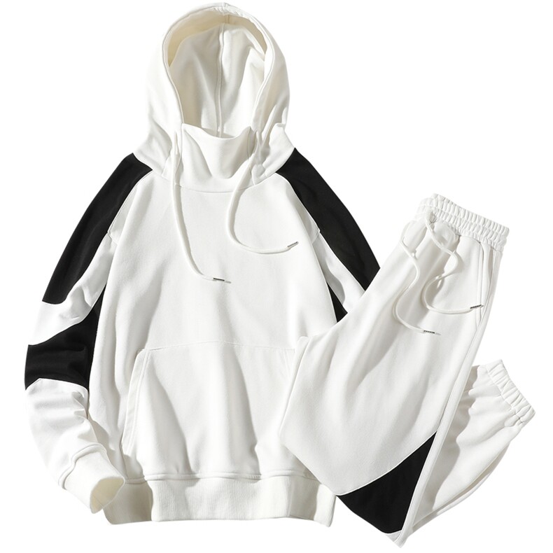 卫衣套装男秋季新款连帽衣服青少年套头宽松两件套DS953T,男装卫衣,电商A102
