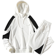 卫衣套装男秋季新款连帽衣服青少年套头宽松两件套DS953T，男装卫衣，电商A102