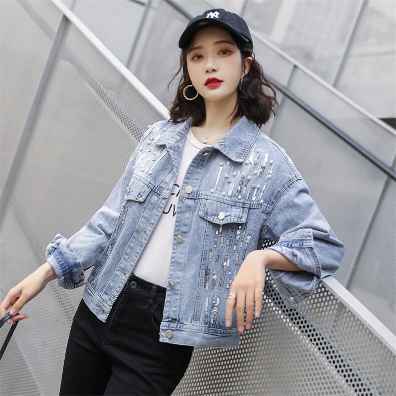 时尚潮流自然舒适宽松短外套款2021年春季,女装短外套,贵人树