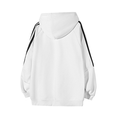 春秋冬复古休闲线条连帽卫衣男潮大码宽松外套WY00662/P55加绒P60，女装短外套，电商B316