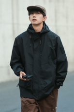 Cityboy情侣时尚连帽冲锋衣外套夹克团体班服，男装夹克，星座301D-5(原星座1415）