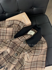 【补单】定制格纹羊毛高支大衣，其它，Refind