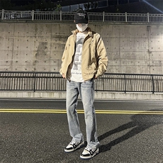 A178秋冬季牛仔裤男直筒修身显瘦百搭潮牌裤子740P40限价59，男装牛仔裤，电商A178
