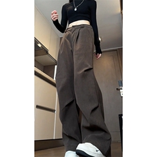 量优供视频秋冬加厚灯芯绒休闲裤半松紧伞兵裤K841特P45控68，男装休闲裤，电商A309