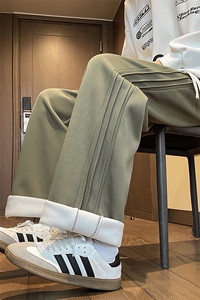 加绒加厚直筒运动卫裤 A495特P45控78图片