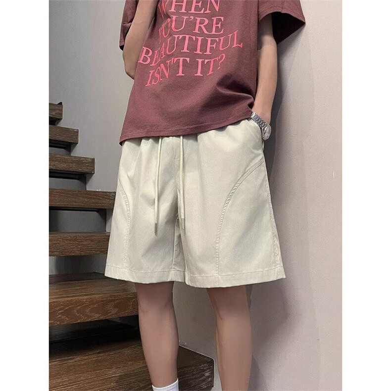 W22-P35夏季新款美式短裤男潮牌薄款宽松运动休闲五分裤图片