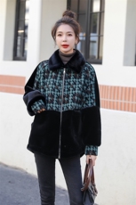 时尚女装毛绒外套显瘦百搭气质款冬季保暖必备，女装毛呢外套，秋水欣儿