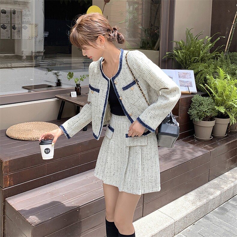 【现货】小香风时尚套装女2025新款两件套裙2C227/2503/P155K218,女装套装/套裙,2C227