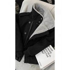 现货！龙叨叨纯棉大毛领加绒加厚夹克棉服1005-Q02-P138控210，男装夹克，星座1005