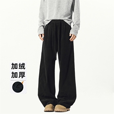 B258-K2581-P45控68加绒55控78灯芯绒弯刀裤65%棉35%聚酯纤维，男装休闲裤，电商B258